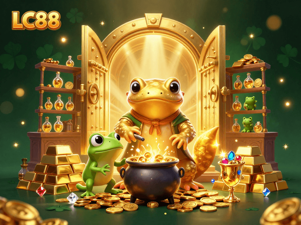 Experience thrilling wins with LC88 in a vibrant 3D fantasy casino world