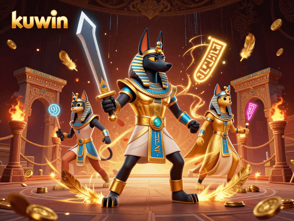 Engage in thrilling gaming experiences with kuwin featuring ancient Egyptian warriors and casino elements.