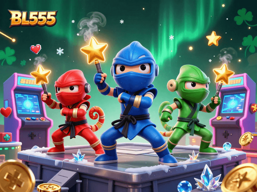Engage in the vibrant world of BL555 with ninja chameleons showcasing thrilling casino adventures