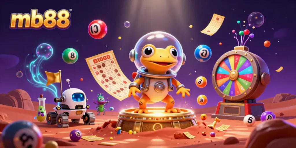 Engage with the dynamic experience of mb88 as a Martian gecko uncovers a golden casino in space.