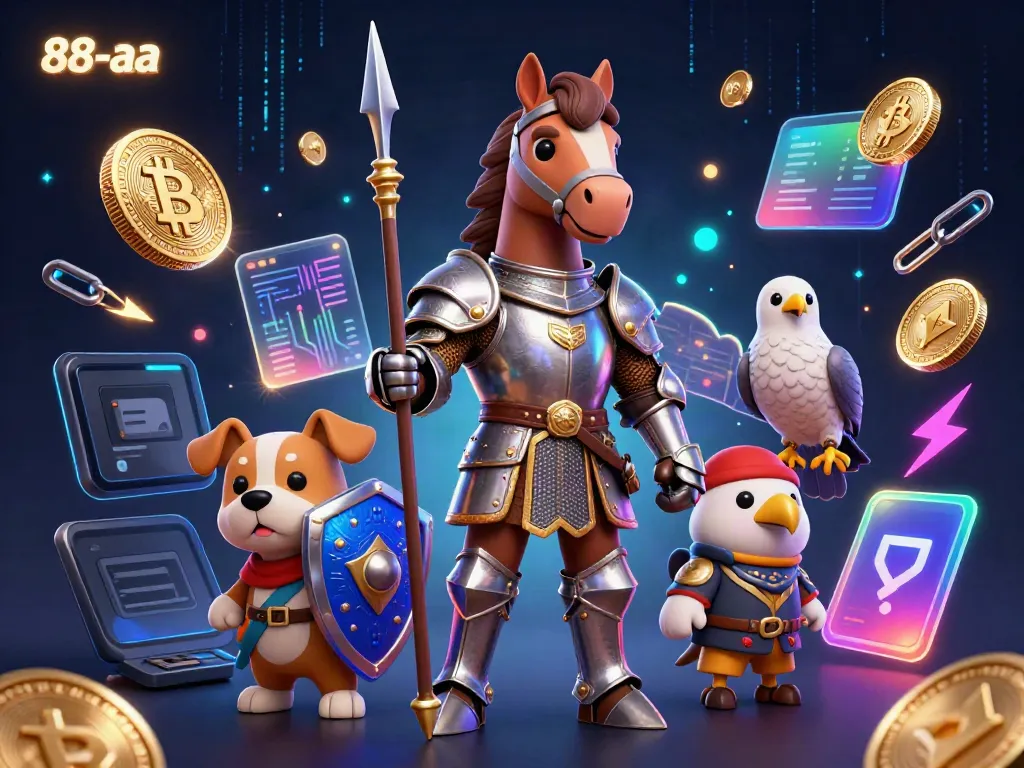 Engage in thrilling gameplay with 88-aa and a fantasy-themed kingdom showcasing crypto elements.