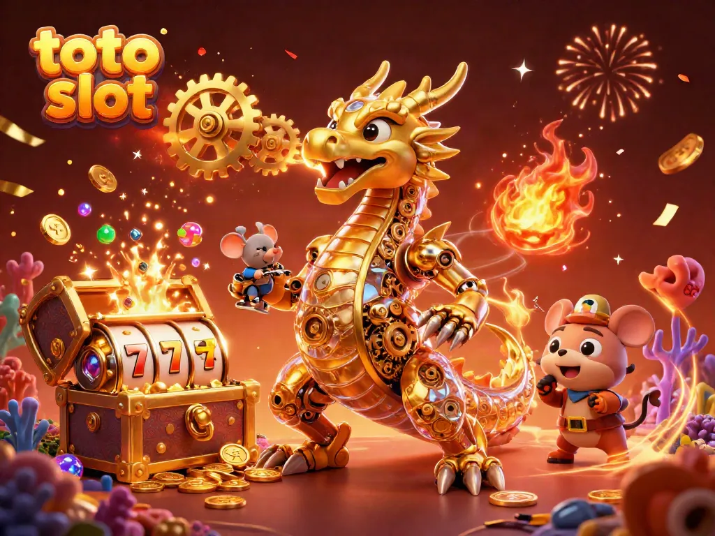 Menangkan jackpot dengan toto slot dalam ilustrasi berkualitas tinggi yang menampilkan karakter 3D yang dinamis.