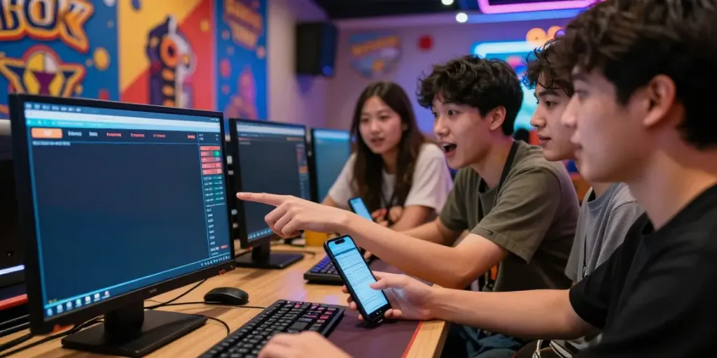 Engaged users exploring the SERIBUTOTO platform for Toto Togel Hongkong, Sydney, SGP, and Macau results.