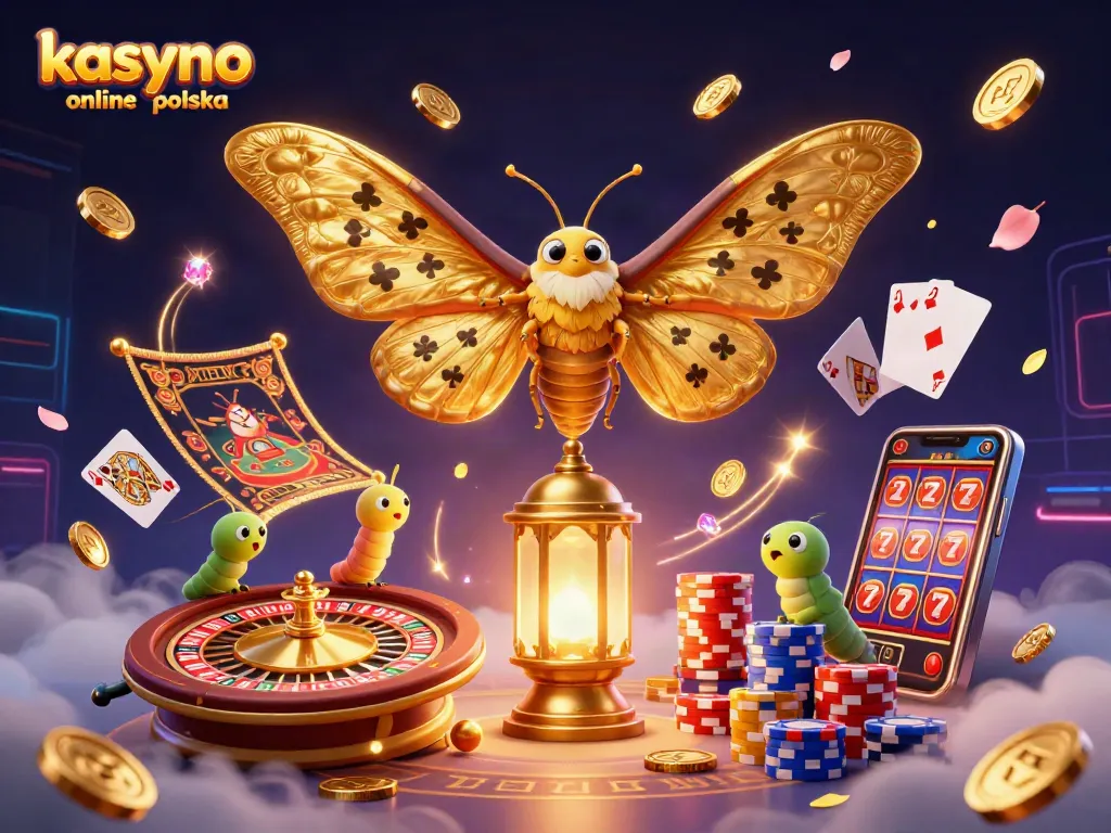 Experience kasyno online polska with an exciting 3D casino scene filled with colorful characters and elements.