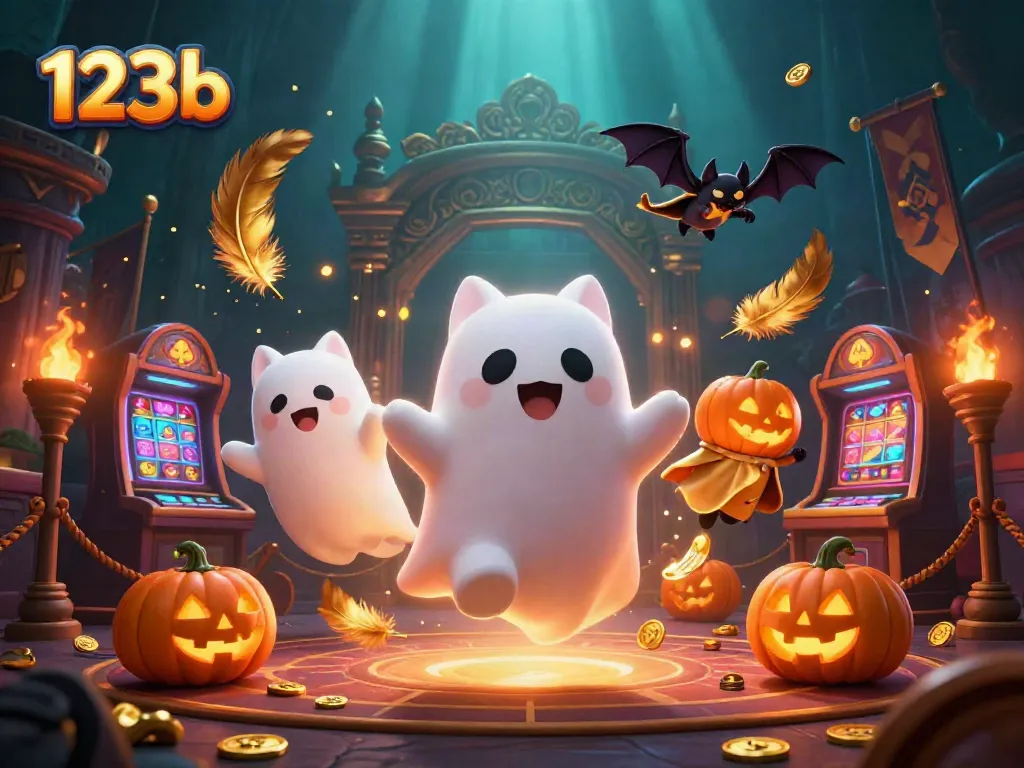Experience thrilling gameplay with 123b in a haunted casino filled with spooky characters.
