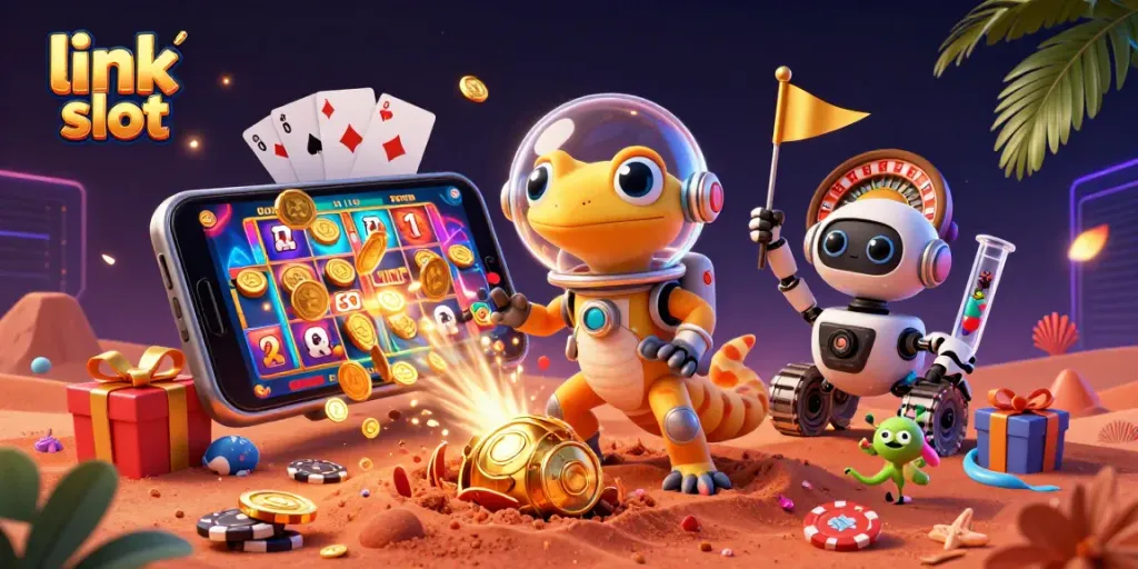 Engage in exhilarating link slot experiences with the Martian gecko and its dynamic casino adventure.
