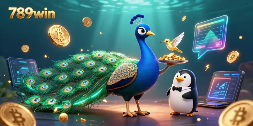 Engage in thrilling games at 789win with stylish characters and vibrant casino elements.