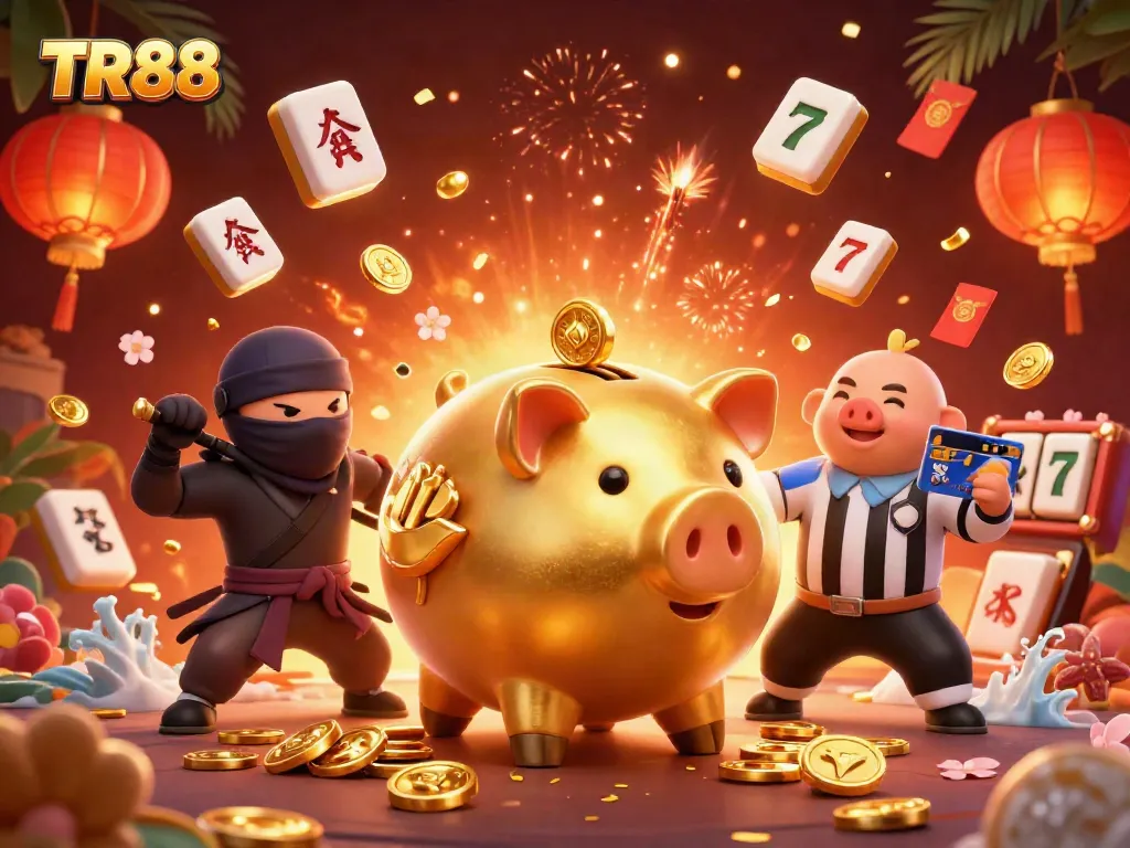 Experience TR88 in an exciting dynamic casino setting with engaging characters and game elements.