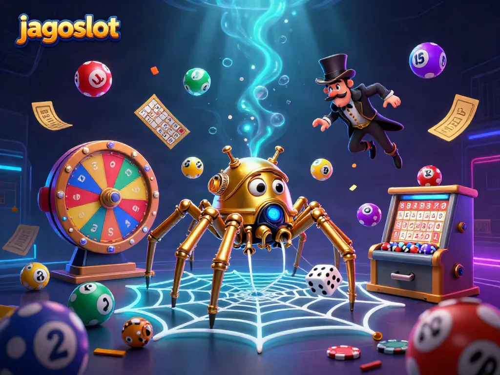 Slot permainan jagoslot dengan karakter unik dan suasana ceria, menarik perhatian pemain.