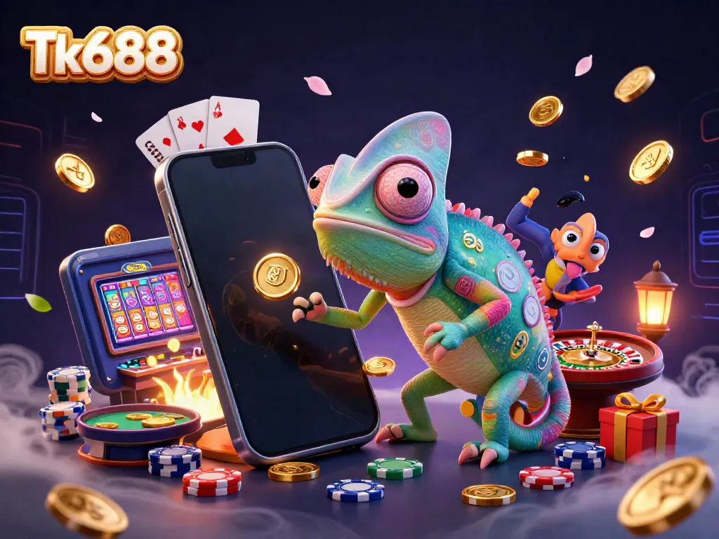 Experience thrilling gameplay at Tk688 with vibrant casino elements and engaging visuals.