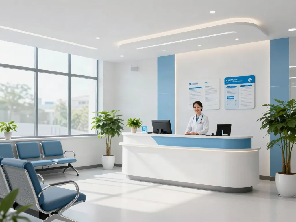 Link slot in a medical center's patient care environment, showcasing healthcare services and compassionate doctor consultations.