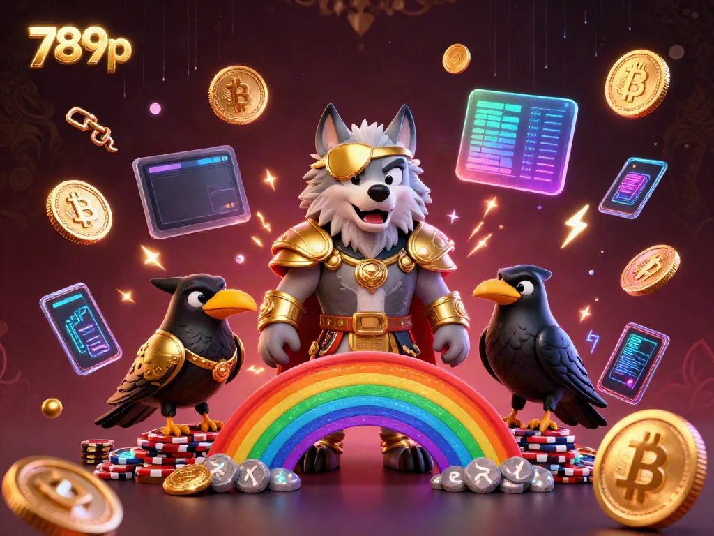 Experience the thrilling vibe of 789p with dynamic 3D characters and casino elements shining brightly.