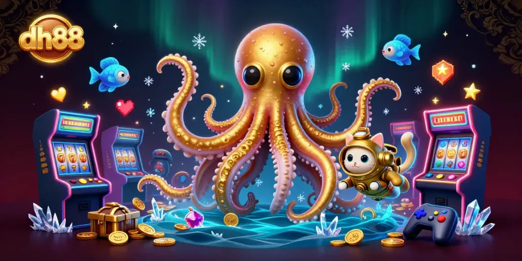 Engage with exciting slots and rewards at dh88 through vibrant casino-themed underwater adventure