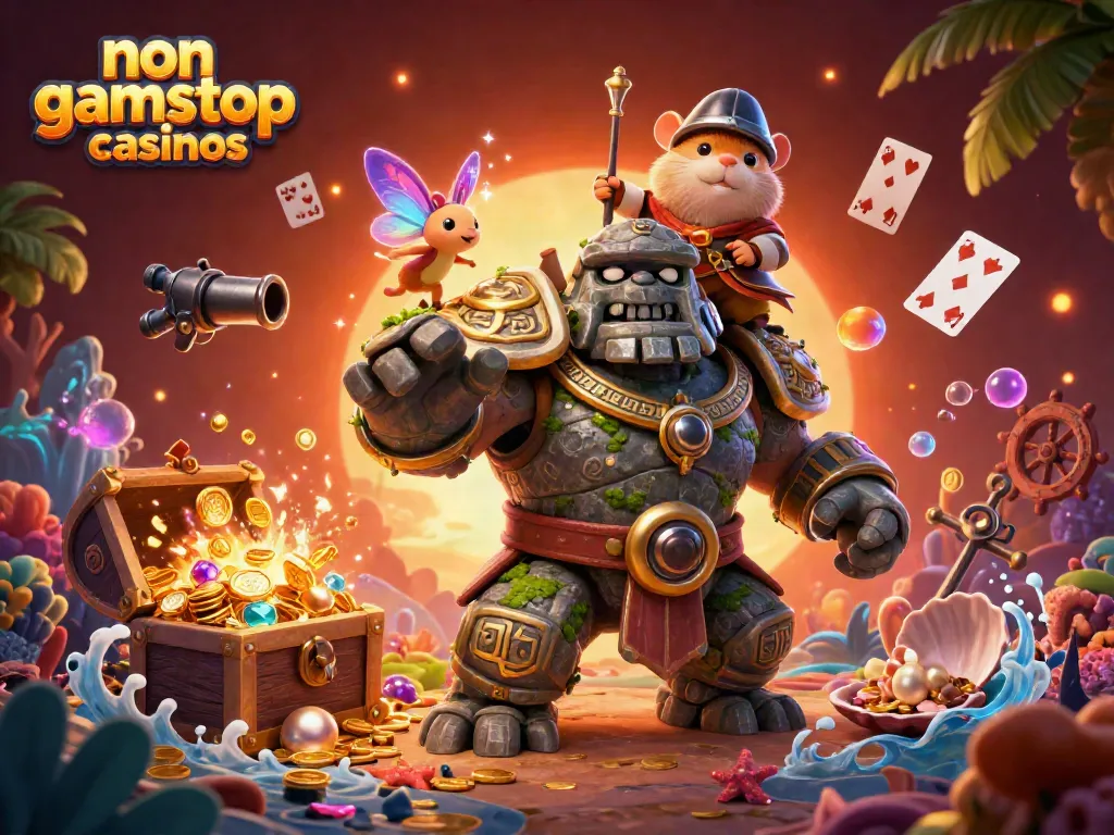 Experience the excitement of non gamstop casinos with magical characters in vibrant 3D fantasy