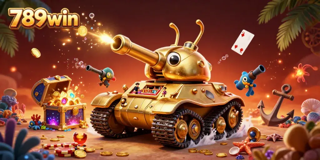 Experience thrilling gameplay with 789win's vibrant casino world featuring confetti and gold coins.