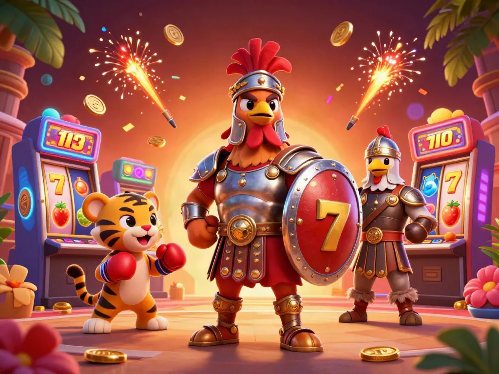 Spin to win at daftar jambitoto with vibrant 3D illustrations of games and cheering characters.